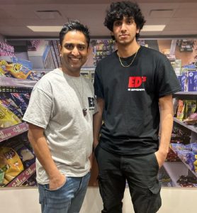 Amit Sharma (aka Ed) and his nephew Nikhil Puri, who handles the store’s social media